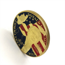 Côtes doubles de haute qualité 3D Round Collectibles Coins Corloge